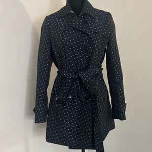 Banana Republic Navy and White Outerwear